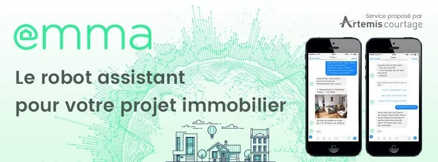 Illustration du projet d’assistant immobilier associant recherche de bien et financement.